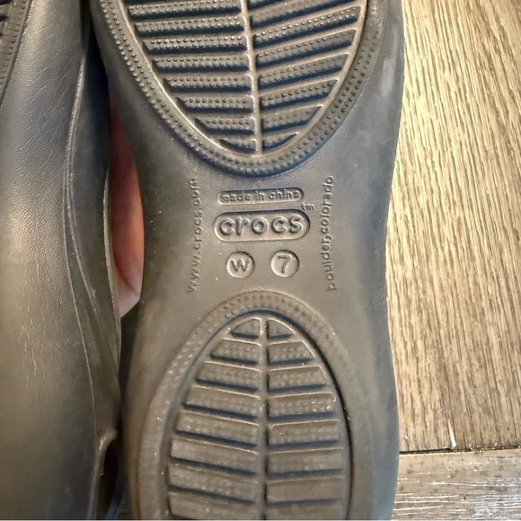 Black crocs flats - Picture 4 of 6